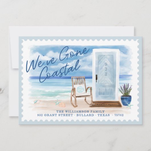 We hebben de Waterverf van de kustbedekking door d Aankondiging (Voorkant)