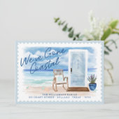 We hebben de Waterverf van de kustbedekking door d Aankondiging (Staand voorkant)