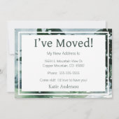 We hebben de Waterverf van het dennenbos verplaats Aankondiging (Achterkant)