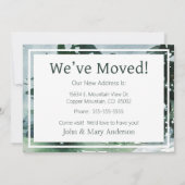 We hebben de Waterverf van het dennenbos verplaats Aankondiging (Achterkant)