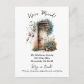 We hebben de Waterverf verplaatst Aankondigingskaart (Voorkant)