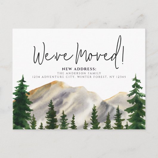 We hebben de Waterverf verplaatst Briefkaart (Voorkant)