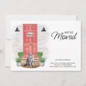 We hebben de Waterverf voorste rode deurkat verpla Aankondiging (Voorkant)