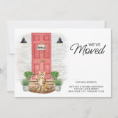 We hebben de Waterverf voorste rode deurkat verpla Aankondiging (Voorkant)