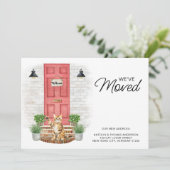 We hebben de Waterverf voorste rode deurkat verpla Aankondiging (Staand voorkant)