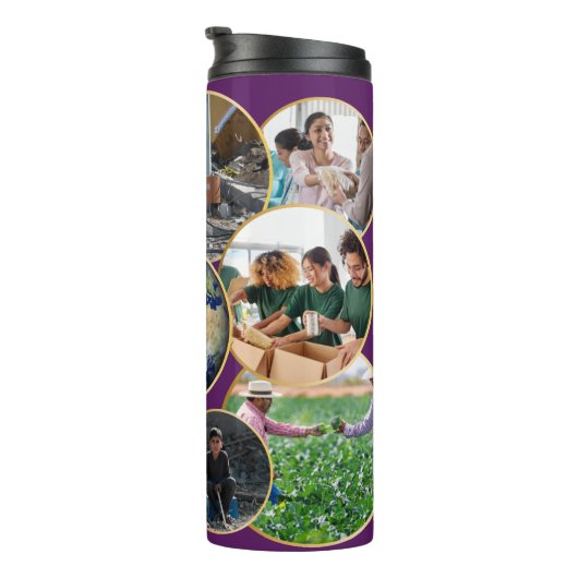 We hebben de wereld nodig thermosbeker (Geroteerd rechts)