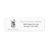 We hebben de wijziging van Address Castle New Home Etiket (Voorkant)