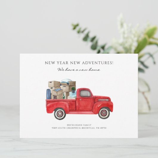 We hebben de wijziging van Adres Red Truck Moving (Staand voorkant)