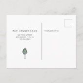 We hebben de wijziging van de aankondiging van adr briefkaart (Achterkant)