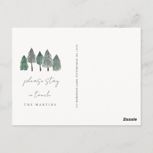 We hebben de wijziging van de aankondiging van adr briefkaart (Achterkant)