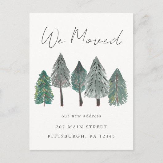 We hebben de wijziging van de aankondiging van adr briefkaart (Voorkant)