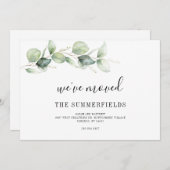 We hebben de wijziging van eBay-adres verplaatst Aankondiging (Voorkant / Achterkant)