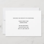 We hebben de wijziging van het Boerderij in adresv Aankondiging (Achterkant)