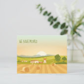 We hebben de wijziging van het Boerderij in adresv Briefkaart (Staand voorkant)