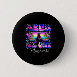 We hebben de zomerbus bestuurd Life Sungles Tie Dy Ronde Button 5,7 Cm