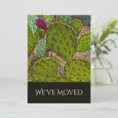 We hebben Desert Cactus Succulent Moving verplaats Aankondiging (Staand voorkant)