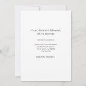 We hebben Desert Southwest New Home Moving verplaa Aankondiging (Achterkant)