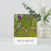We hebben Desert Southwest New Home Moving verplaa Aankondigingskaart (Staand voorkant)