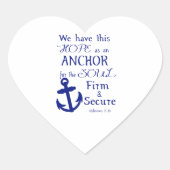 We hebben deze hoop... hart sticker (Voorkant)