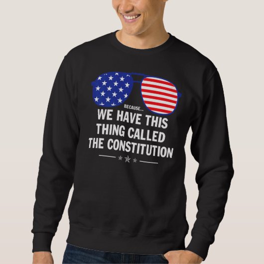 We hebben dit ding genaamd de Grondwet Amerika Trui (Voorkant)