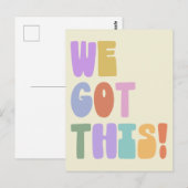 We hebben dit Inspirerend citaatdeeg Briefkaart (Voorkant / Achterkant)