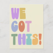 We hebben dit Inspirerend citaatdeeg Briefkaart (Voorkant)