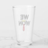 We hebben Donald Trump 2024 gewonnen Glas (Achterkant)