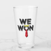 We hebben Donald Trump 2024 gewonnen Glas (Voorkant)