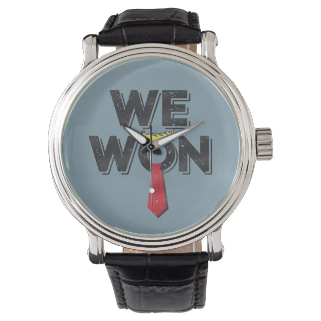 We Hebben Donald Trump 2024 Gewonnen Horloge (Voorkant)