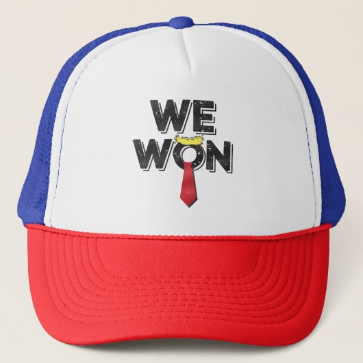 We hebben Donald Trump 2024 gewonnen Trucker Pet (Voorkant)