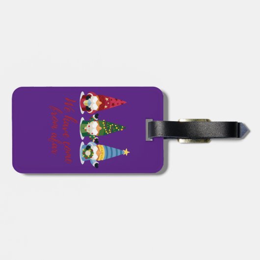 We hebben drie gnomen uit Afar Bagagelabel. Bagagelabel (Achterkant horizontaal)