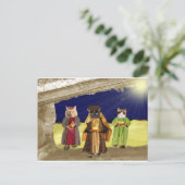 We hebben drie katten briefkaart (Staand voorkant)