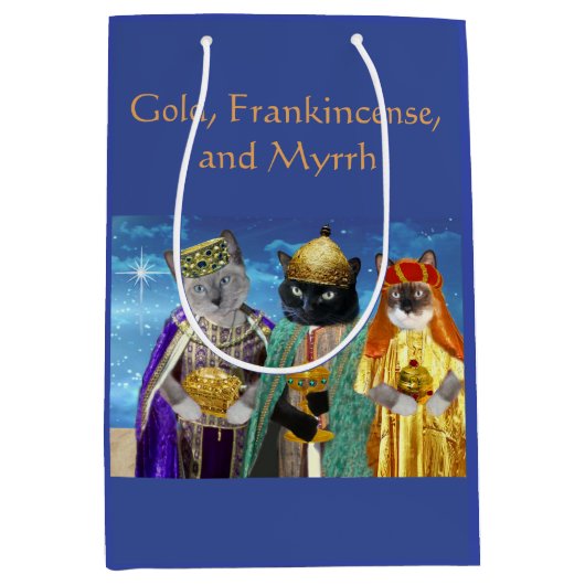 We hebben drie Kings Gift Bag Medium Cadeauzakje (Voorkant)