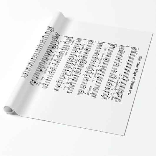 We hebben drie kings wrapppapier cadeaupapier (Uitgerold)