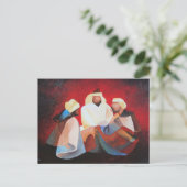 We hebben drie koningen de Mannen van Kerstmis. Briefkaart (Staand voorkant)