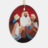We hebben drie koningen de Mannen van Kerstmis. Keramisch Ornament (Rechts)