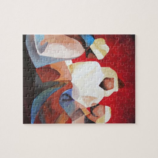 We hebben drie koningen de Mannen van Kerstmis. Legpuzzel (Horizontaal)