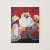 We hebben drie koningen de Mannen van Kerstmis. Legpuzzel (Verticaal)