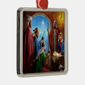 We hebben drie koningen geboorte metalen ornament (Rechts)