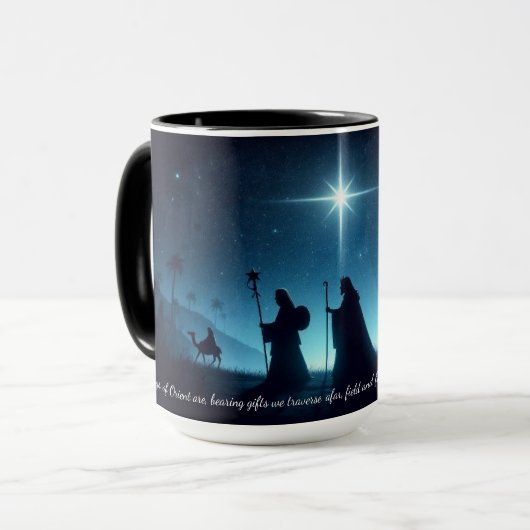 We hebben drie koningen kerstkoffie Mok cup (Voorkant links)