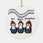 We hebben drie pinguïns kerst ornament (Voorkant)