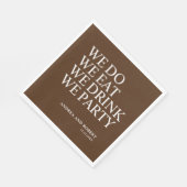 We hebben Drink op onze feestcocktail Servet (Hoek)