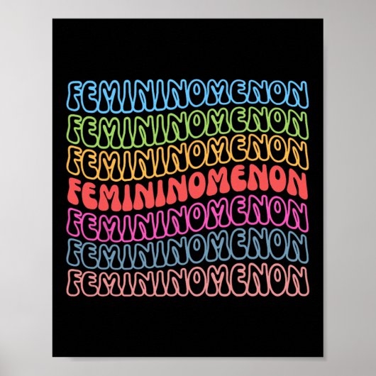 We hebben echt een vrouwelijk fenomeen nodig poster (Voorkant)