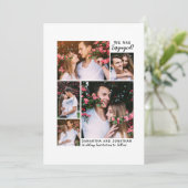 We hebben een aankondiging van 5 foto-Verloving (Staand voorkant)