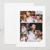 We hebben een aankondiging van 5 foto-Verloving (Voorkant / Achterkant)