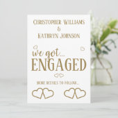 We hebben een aanmaning gekregen aankondiging (Staand voorkant)