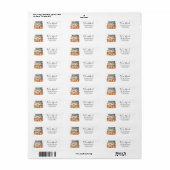 We hebben een adreswijziging verplaatst naar een a etiket (Full Sheet)