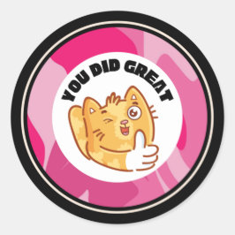 We hebben een baan, done stickers