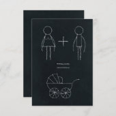 We hebben een baby aankondiging (Voorkant / Achterkant)