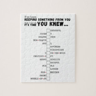 We hebben een Baby - Complete en onthullen puzzel